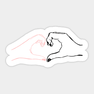 Love Hand Sticker